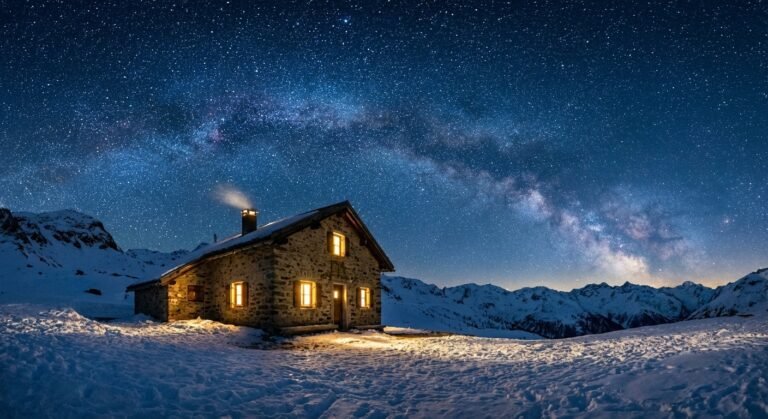 Dormir en refuge : L&rsquo;aventure commence quand les remontées s&rsquo;arrêtent.