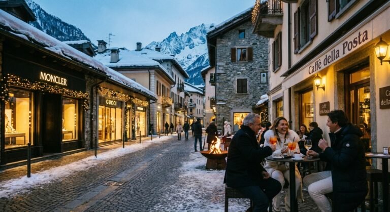 Rue piétonne Courmayeur
