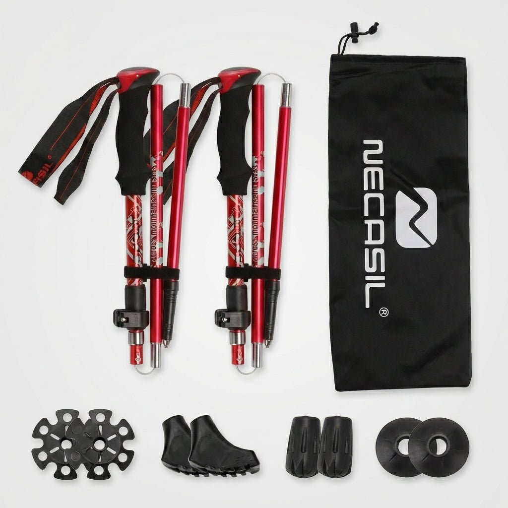 Bâtons de trail télescopiques - analyse biomécanique L'ALPIN