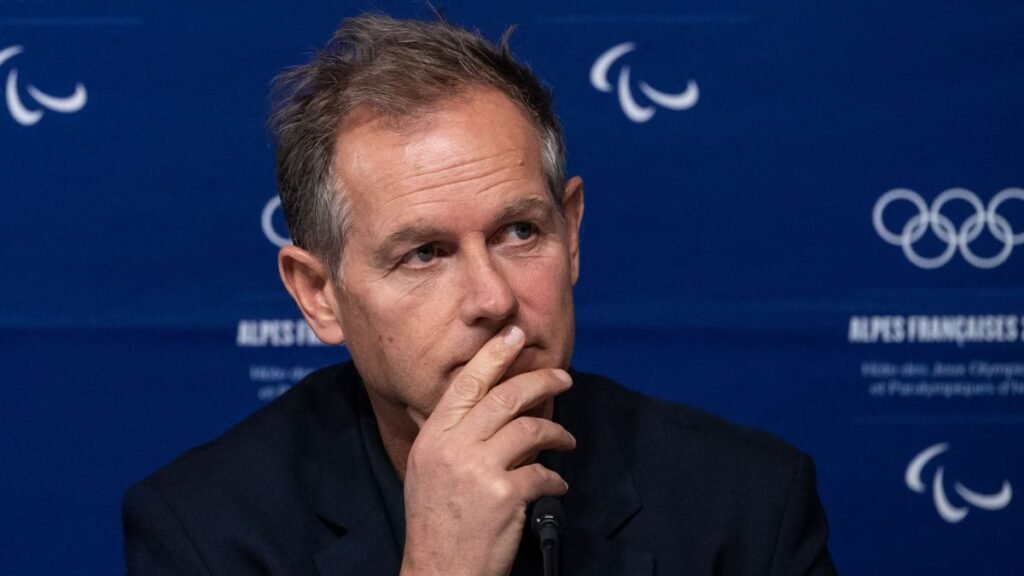 Edgar Grospiron, président du COJOP des Jeux Olympiques d'hiver des Alpes françaises 2030, désigné en février 2025 après le renoncement de Martin Fourcade
