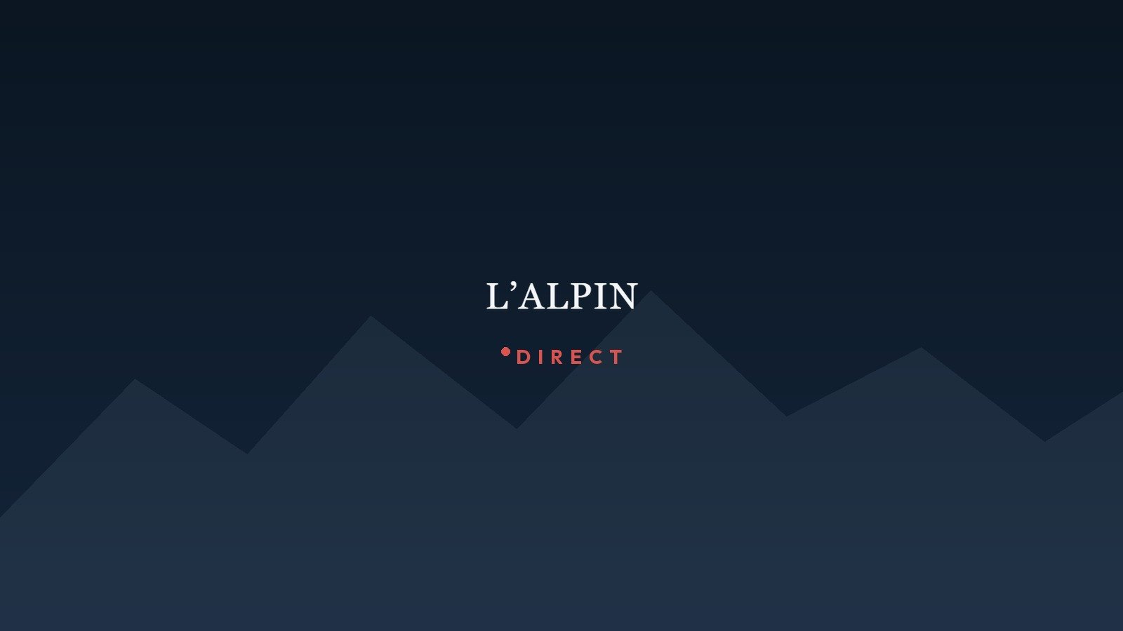 Visuel de couverture L'ALPIN, rubrique DIRECT — Transition en altitude : les stations de ski face au mur du tout-neige