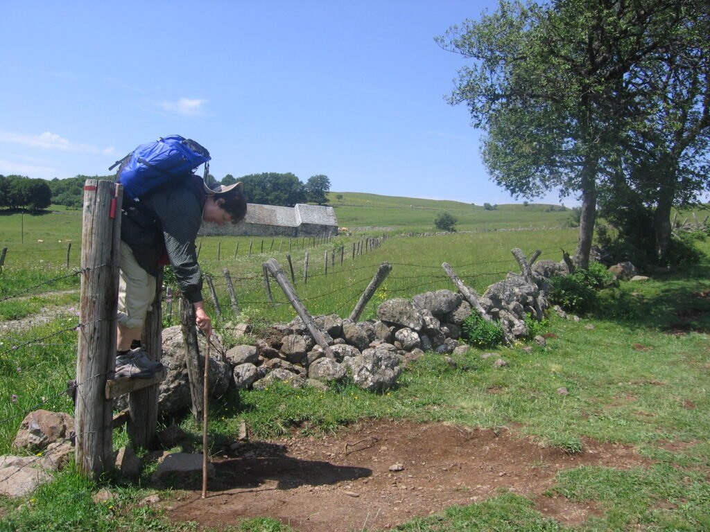 Buron en pierre sur le plateau de l'Aubrac, voisin de la Margeride