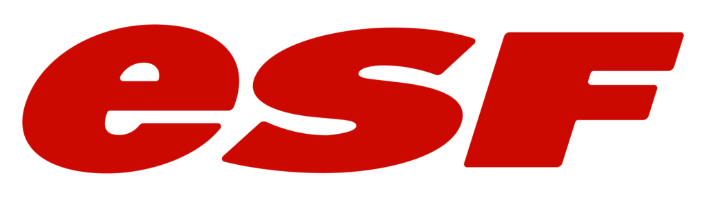 Logo officiel de l'École du Ski Français (ESF)