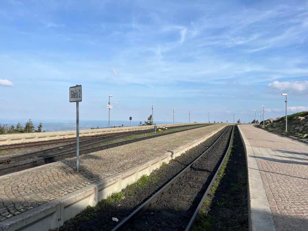 La gare du Brocken, terminus de la Brockenbahn