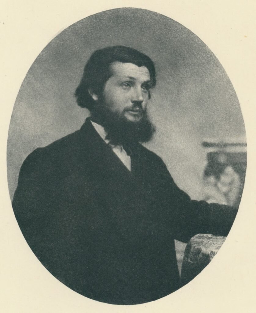 Portrait de John Muir vers 1863, jeune homme
