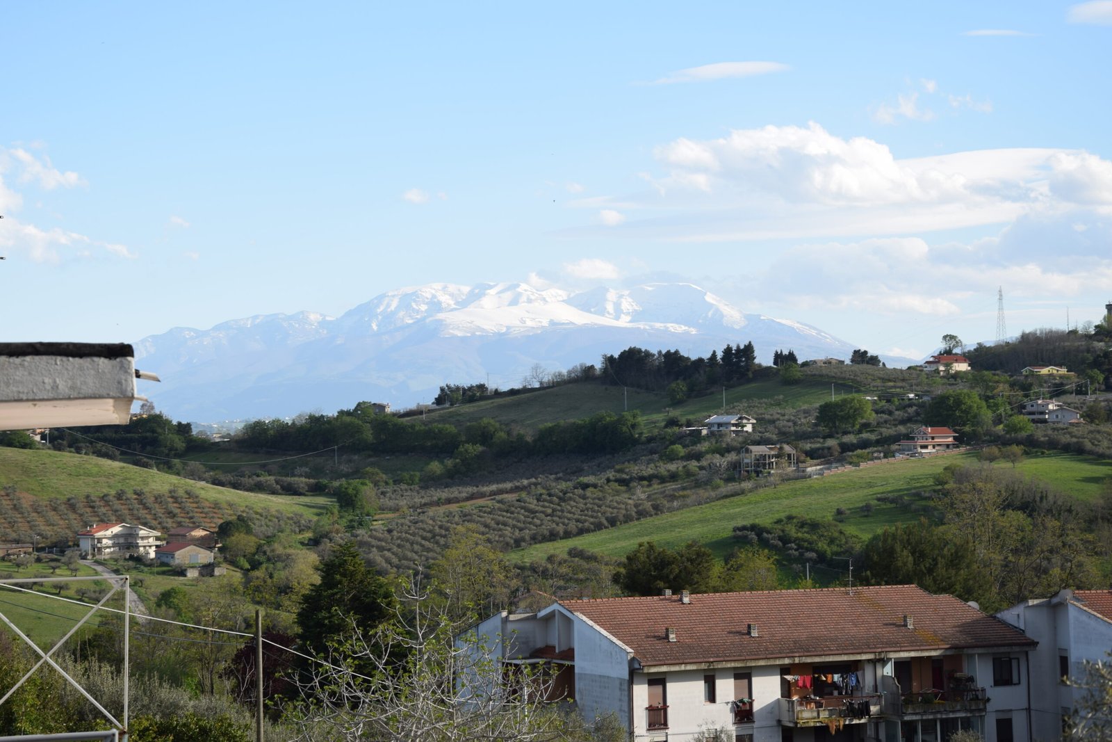 Panorama du massif de la Majella vu depuis Montesilvano, Abruzzes