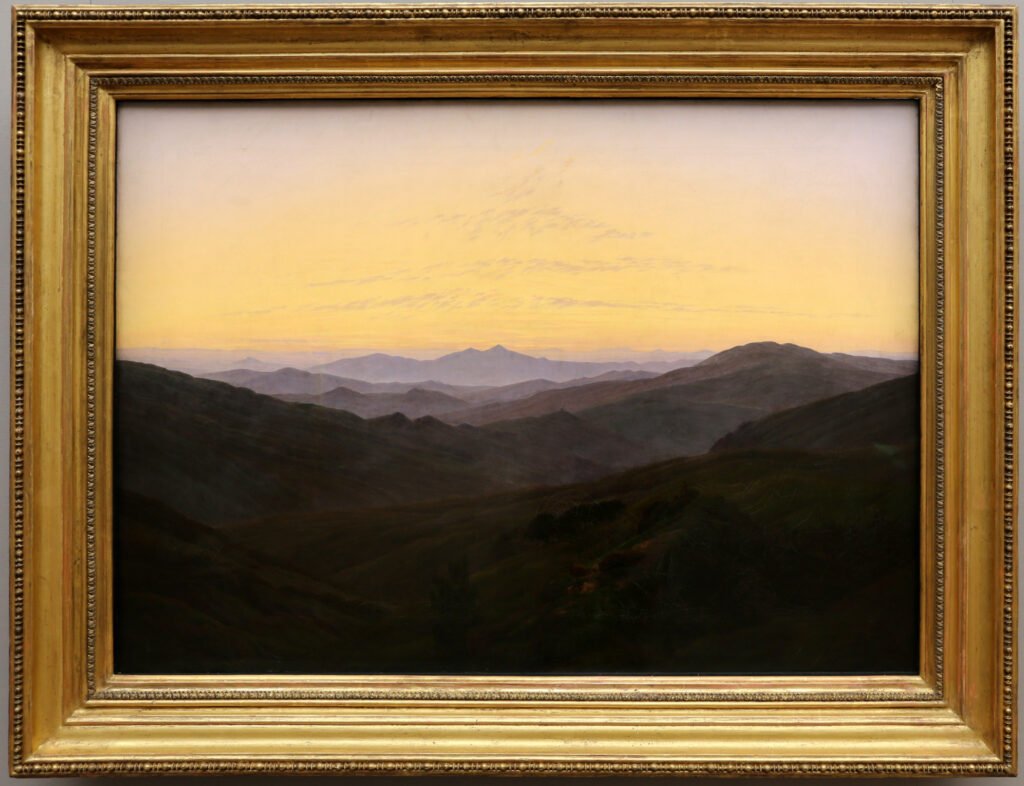 Paysage des Monts des Géants peint vers 1830-1835 par Caspar David Friedrich