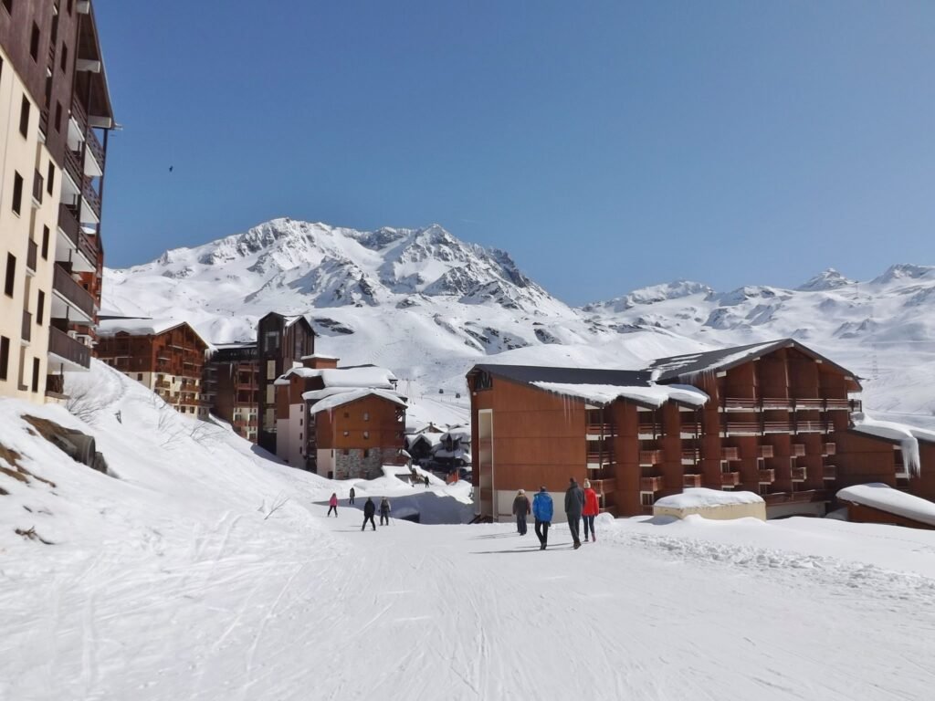 Skieurs sur les pistes de Val Thorens