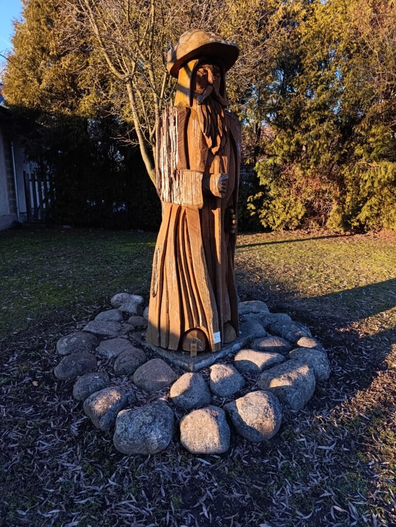 Statue de Krakonoš (Rübezahl) à Dolní Branná, République tchèque