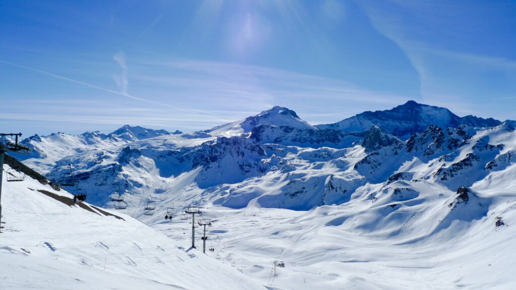 Le domaine skiable de Tignes, dans l'Espace Killy