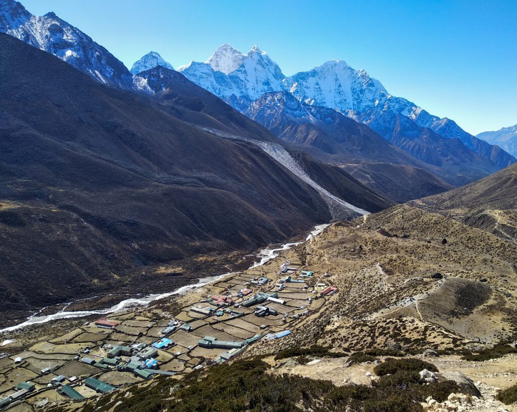 Le village sherpa de Dingboche, dans la vallée du Khumbu, Népal